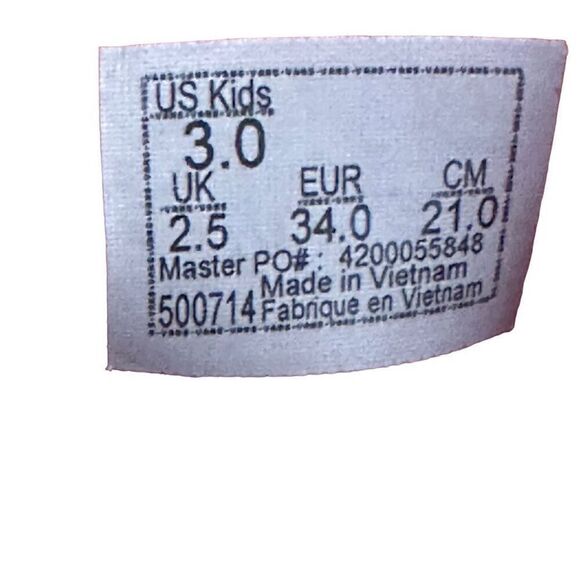 Vans Kid's Tie Dye Block Era Shoes Kids Size 3 - Picture 9 of 12